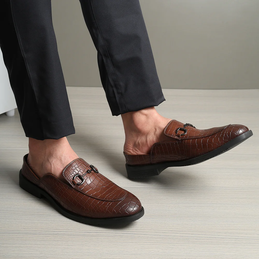 Lofos Mules for Men - Earthy Tan - Image 8