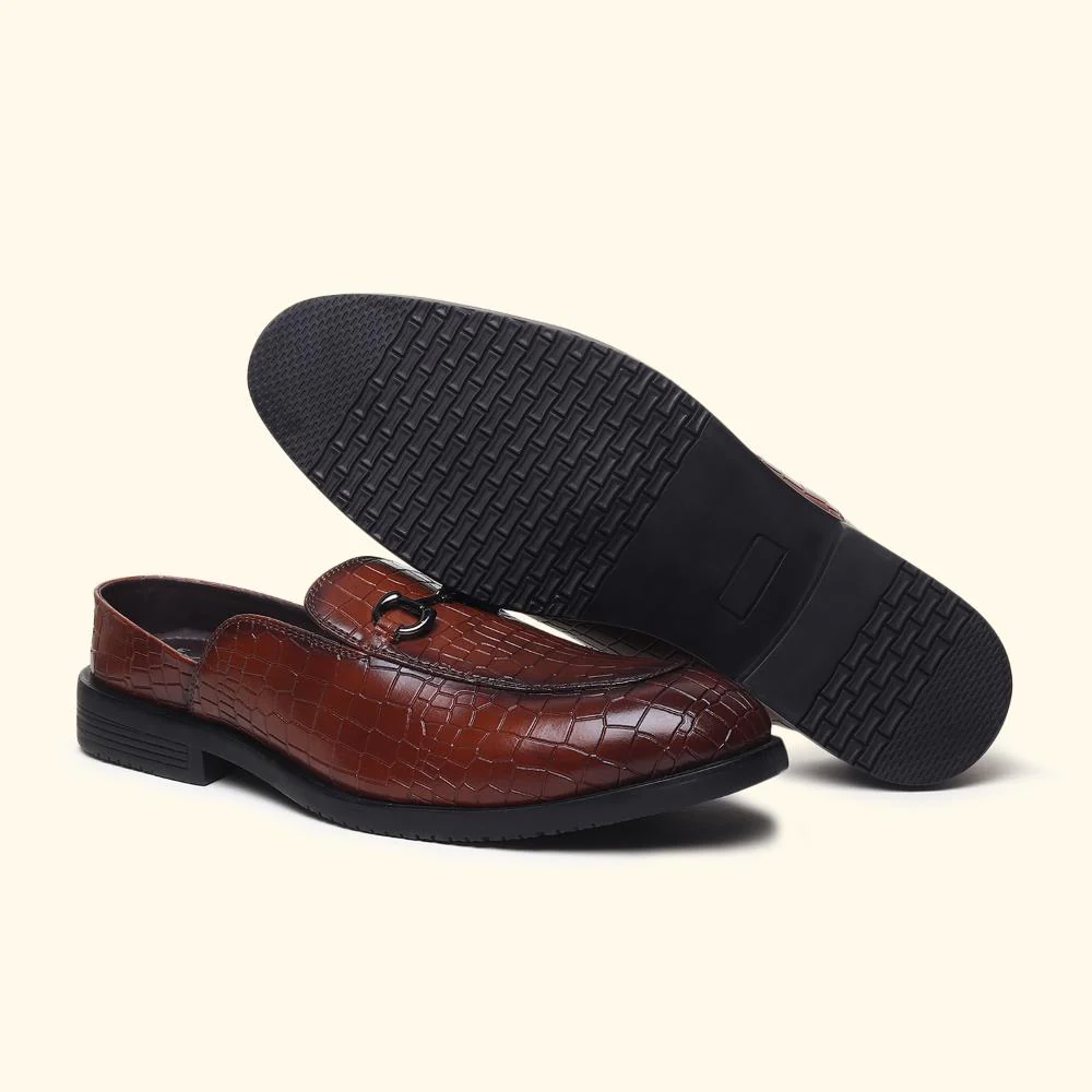 Lofos Mules for Men - Earthy Tan - Image 9