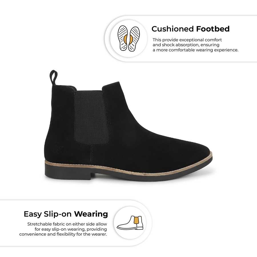 Men Chelsea Boots Suede - Image 3