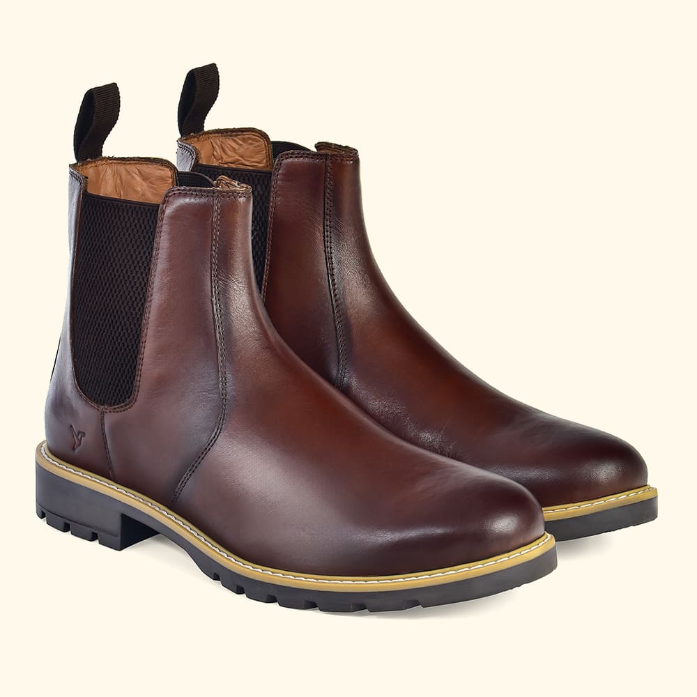 Men Chelsea Leather Boots - Image 17