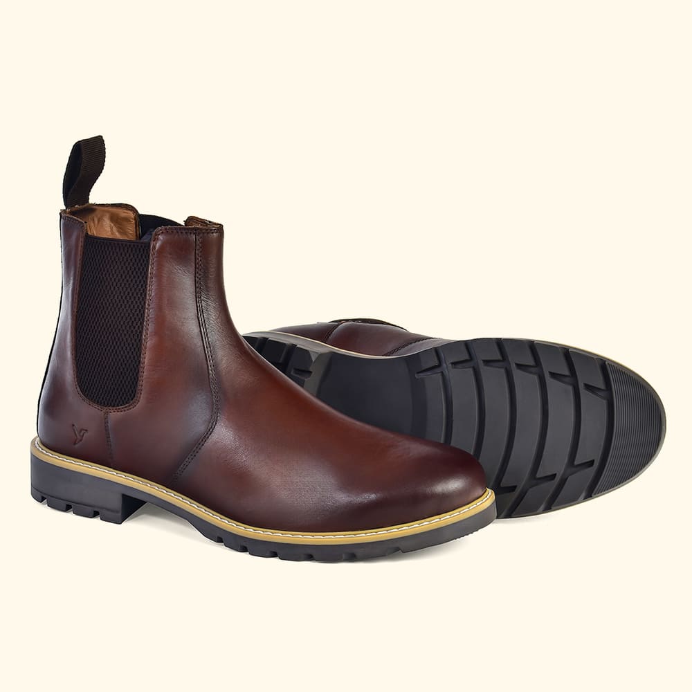 Men Chelsea Leather Boots - Image 23