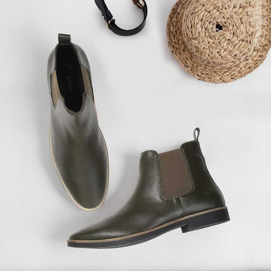 Men Chelsea PU Boots - Image 16