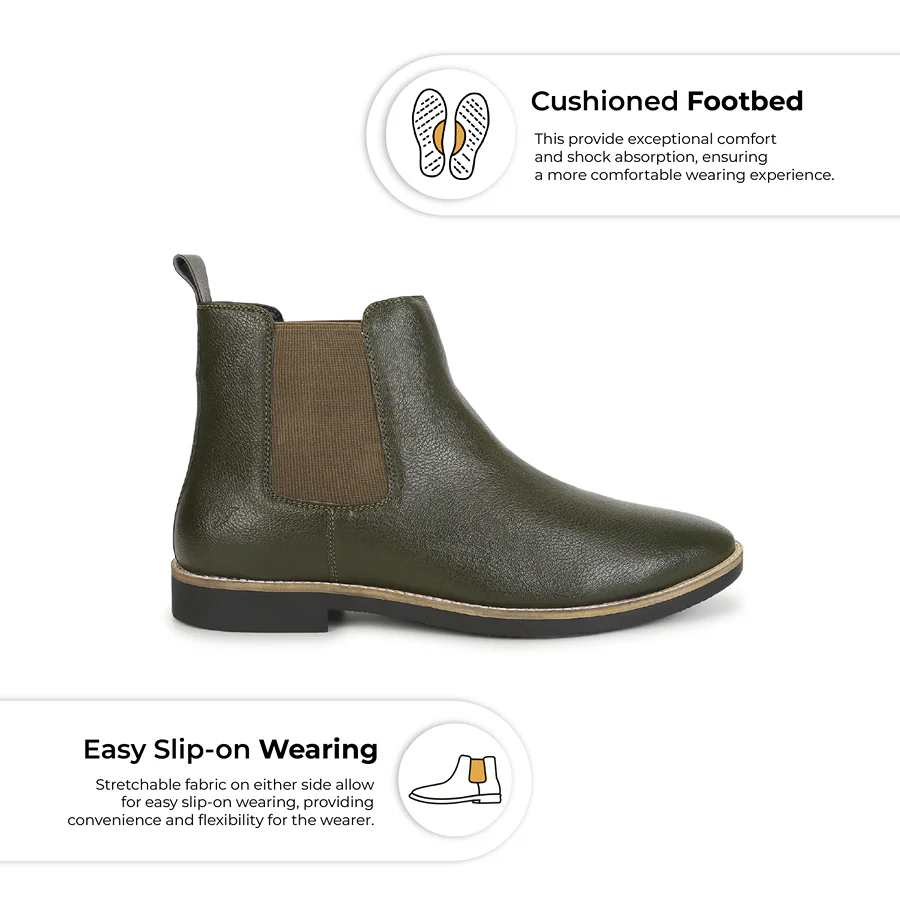 Men Chelsea PU Boots - Image 18