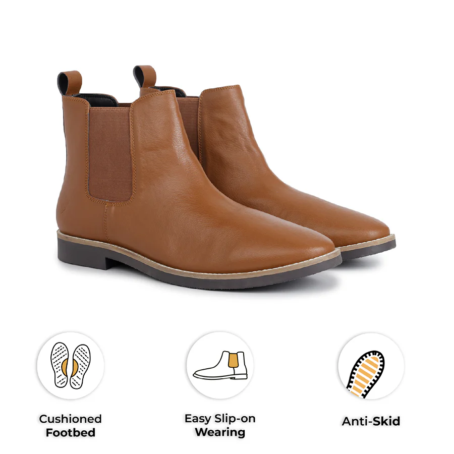 Men Chelsea PU Boots - Image 22