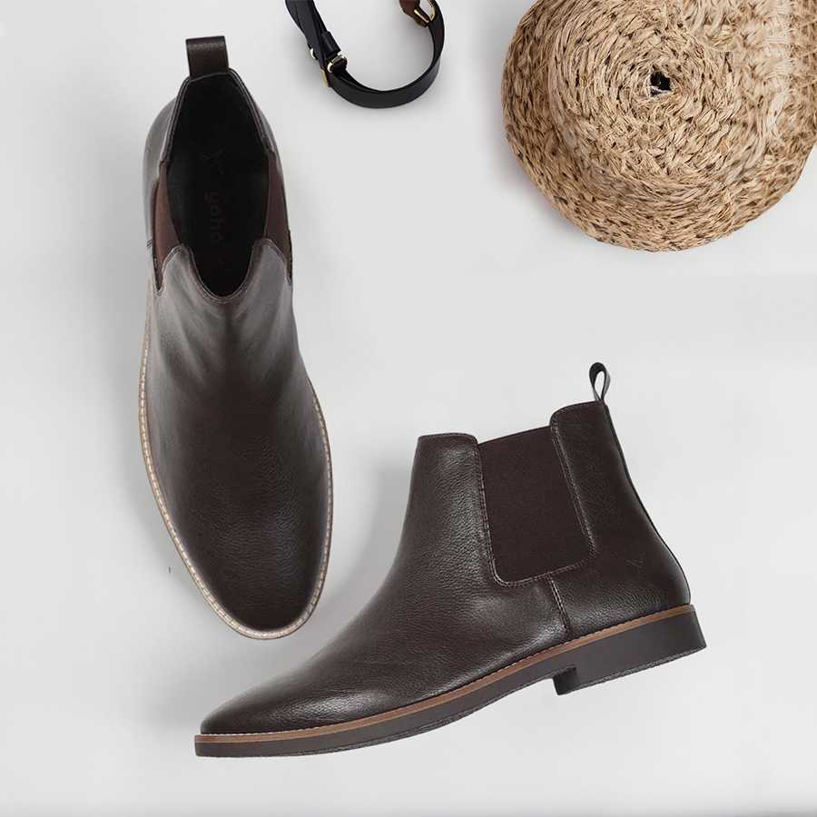 Men Chelsea PU Boots - Image 26