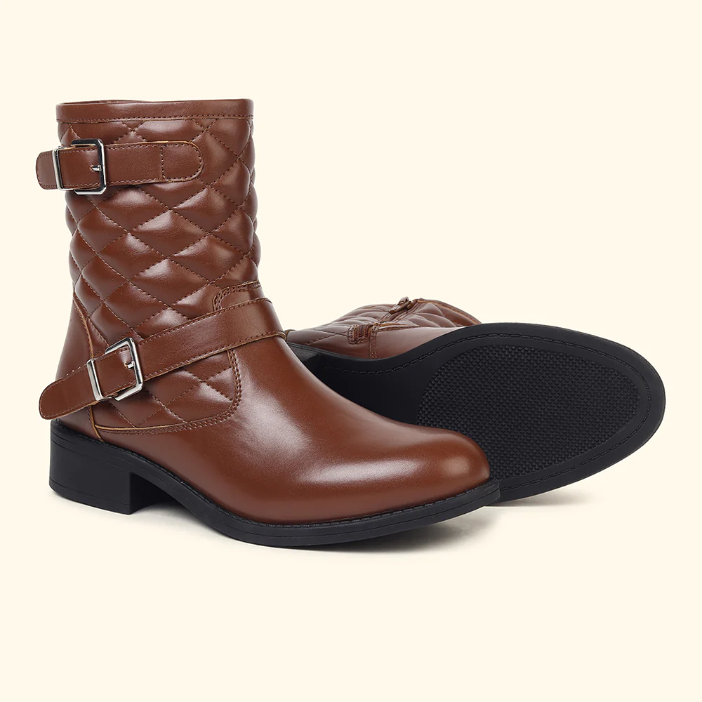 Slays Quilted Buckle mid-calf boots for Women - Image 10
