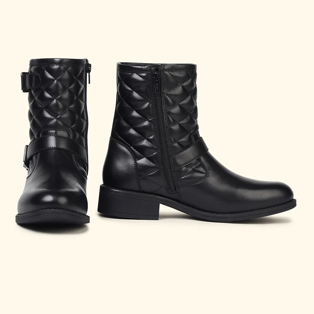 Slays Quilted Buckle mid-calf boots for Women - Image 5