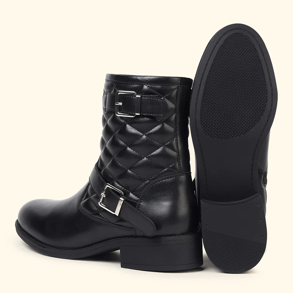 Slays Quilted Buckle mid-calf boots for Women - Image 6