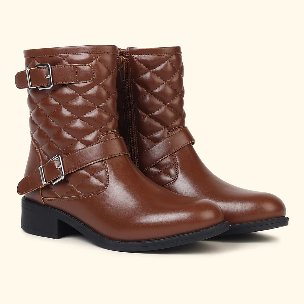 Slays Quilted Buckle mid-calf boots for Women - Image 8
