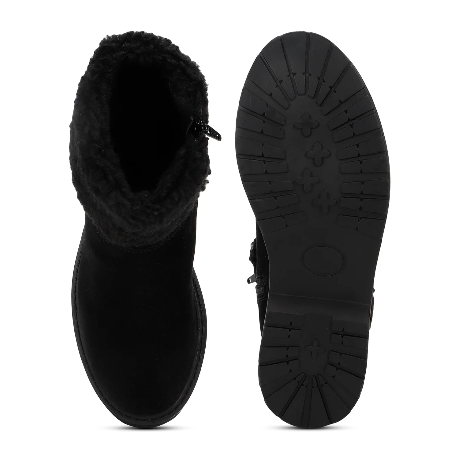 Slays Suede Fur Boots for Women - Image 12