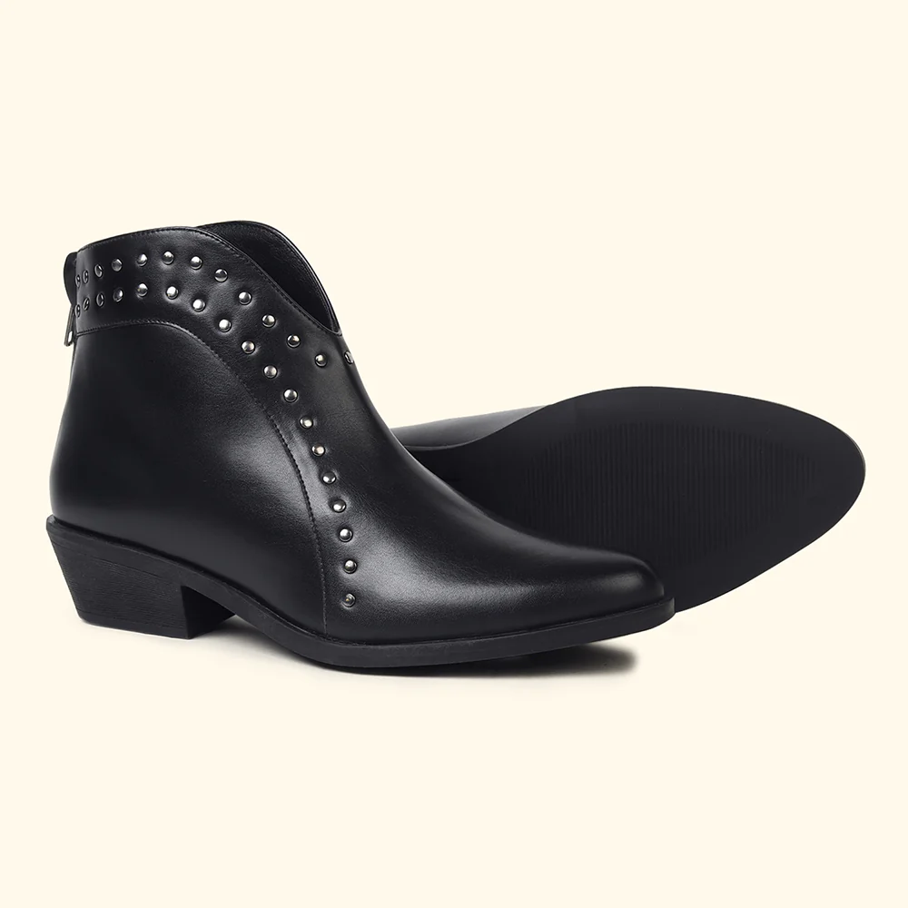 Stellar Rivets Ankle Length Boots for Women - Image 5
