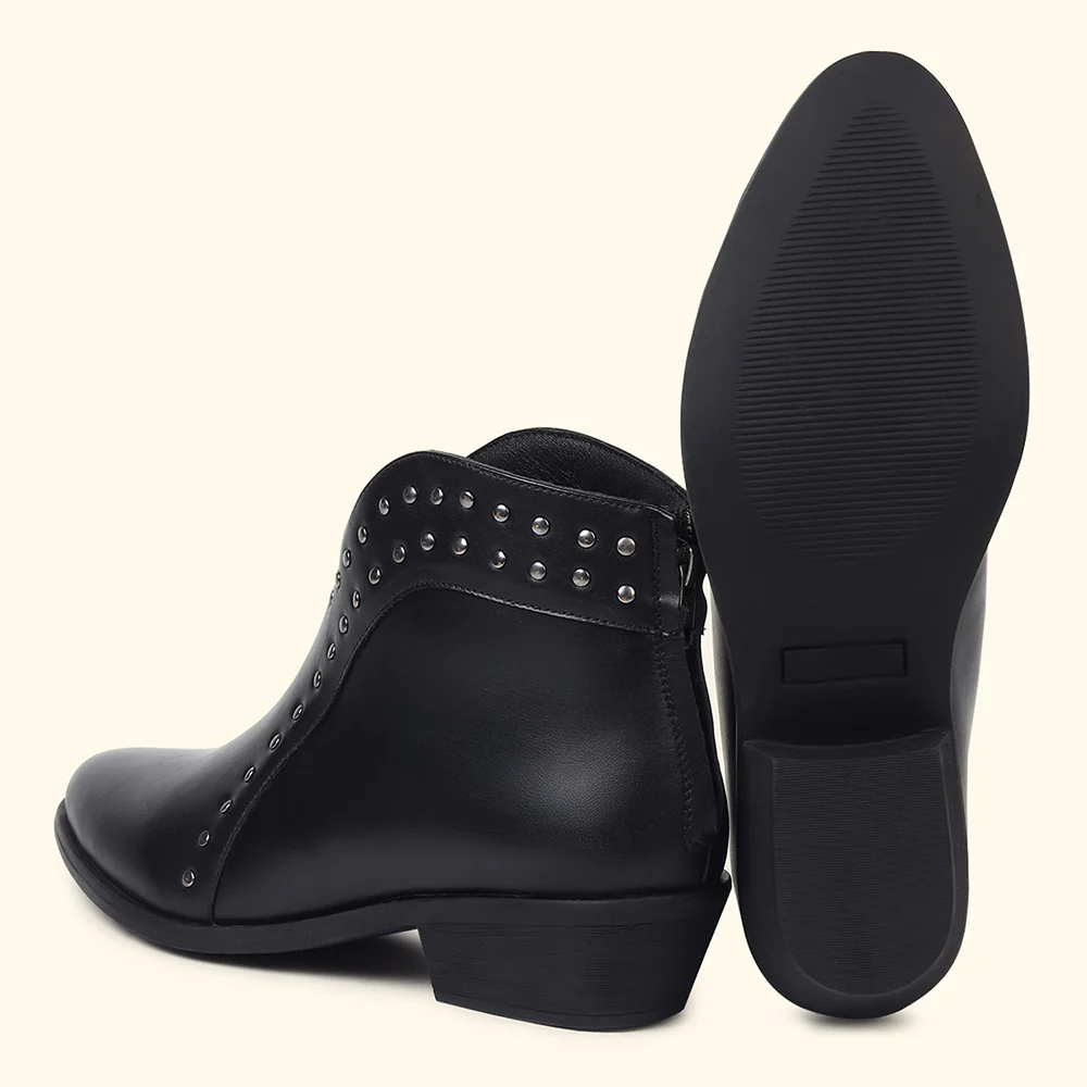 Stellar Rivets Ankle Length Boots for Women - Image 6