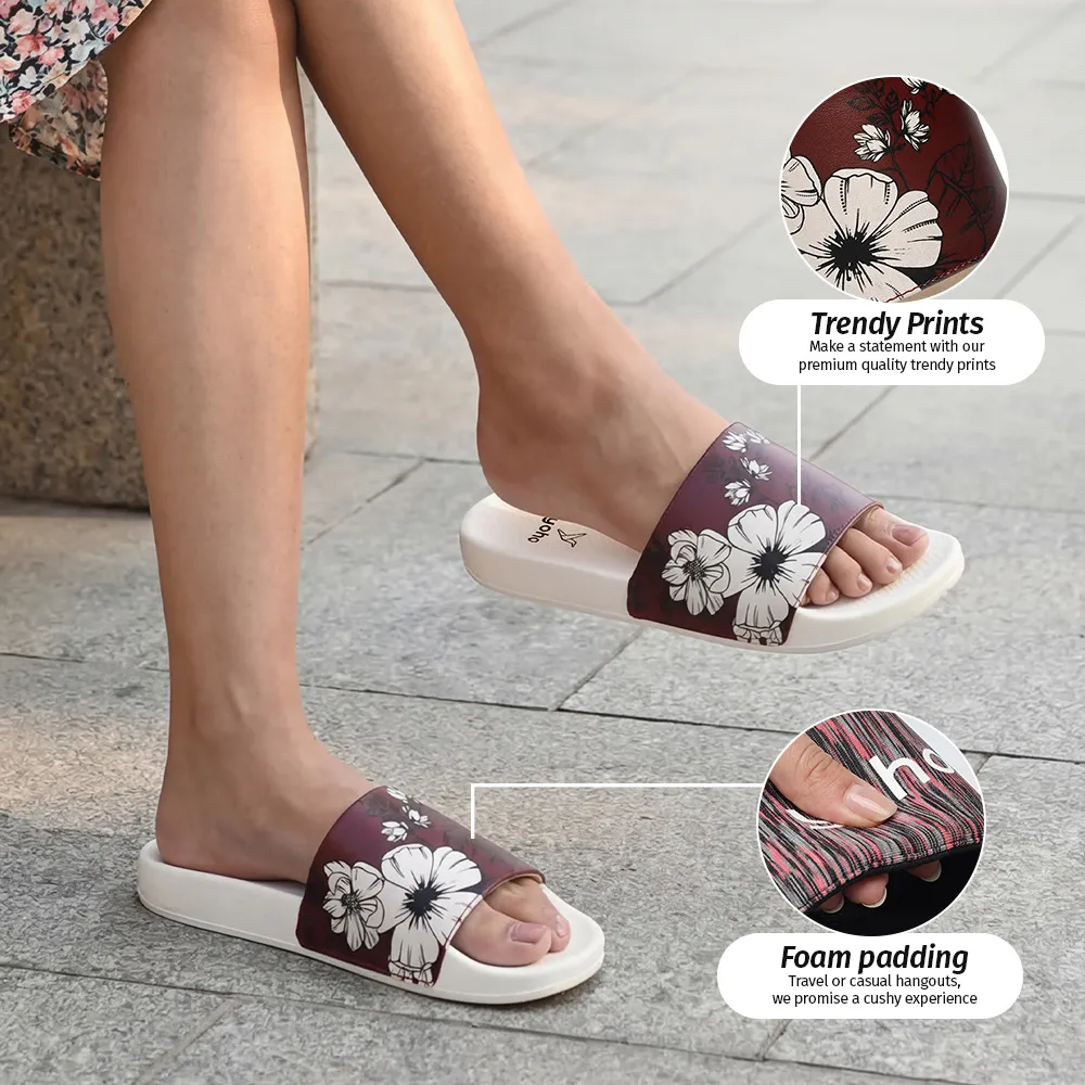 Tropica Printed Sliders for Women - Image 86