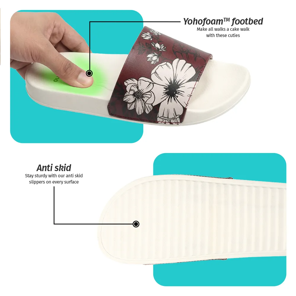 Tropica Printed Sliders for Women - Image 89