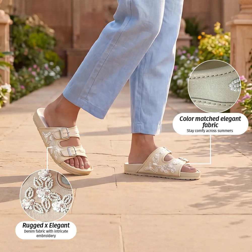 Tropica Denim Sandals For Women - Image 13