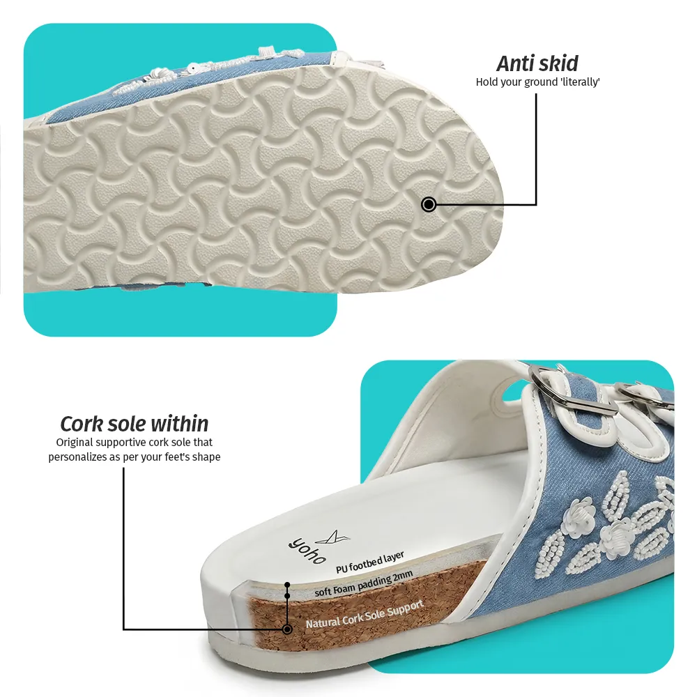 Tropica Denim Sandals For Women - Image 5