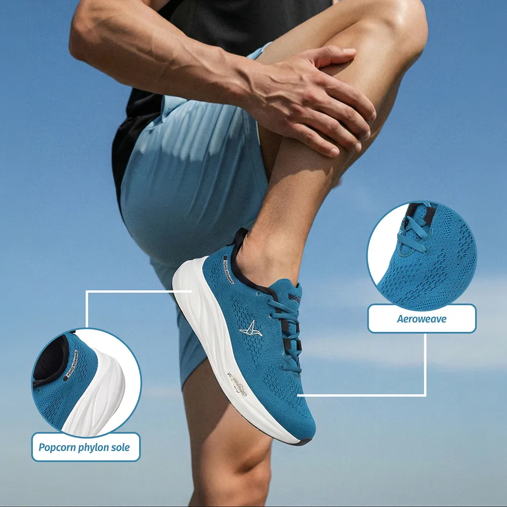 ZeroHour AeroWeave™ Sports Shoes for Men - Deep Sea Blue - Image 3